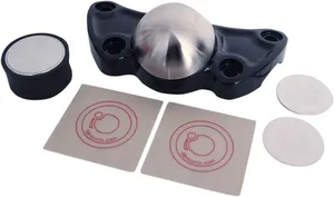 Soporte de dispositivo iOmounts instalado en el manillar de una motocicleta