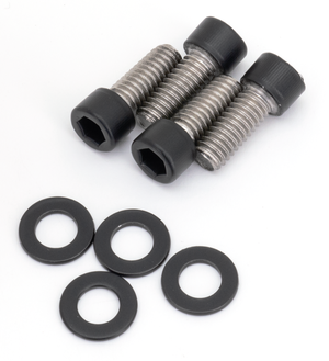 Tornillos de bloque de taqué de acero inoxidable negro para motor Harley-Davidson