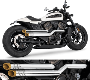 Escape Independence Freedom Performance instalado en motocicleta Harley-Davidson Sportster con culata derecha