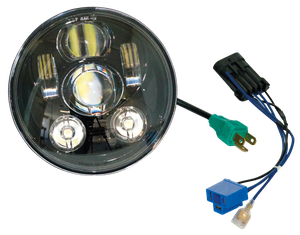 Faro delantero LED redondo de 5 3/4 pulgadas Night Owl con aprobación E