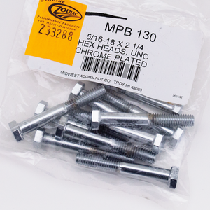Surtido de tornillos Allen con acabado cromado para motocicletas