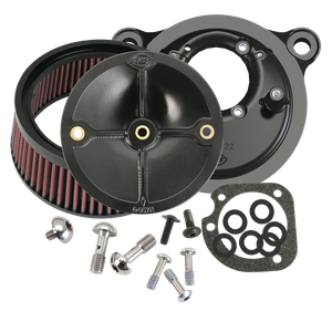 Kit de filtros de aire Stealth S&S para motocicleta