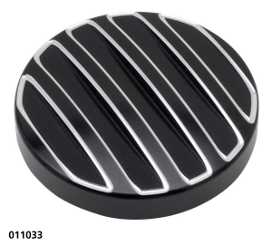 Tapón de depósito de gasolina negro mate para motocicleta