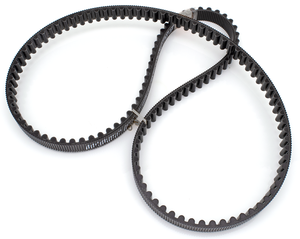 Par de correas de transmisión negras para motocicleta Harley-Davidson