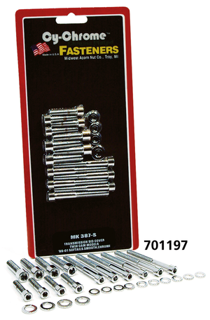 Kit de tornillos cromados para motocicleta Harley-Davidson