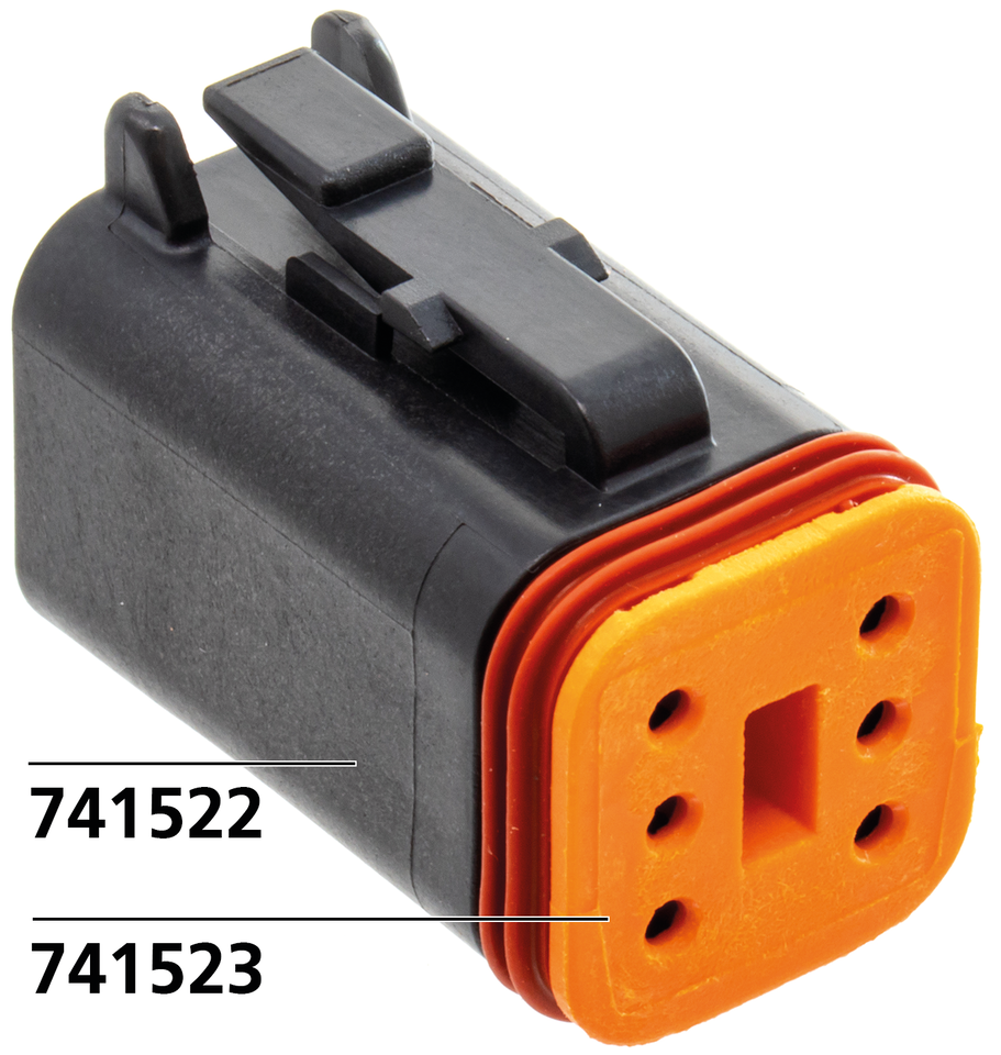 Sistema de conectores eléctricos Deutsch para cableado de moto