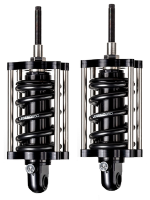 Amortiguador trasero Legend Suspension Revo-A negro para motocicleta Harley-Davidson Softail