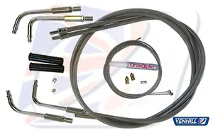 Cable de acelerador para motocicleta visto en detalle