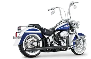 Fijaciones rectas Blue-Proof de color azul para motocicleta