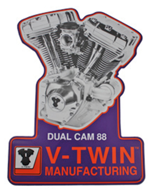 Placas de motor metálicas para Harley-Davidson