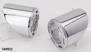 Par de tapas finales MCJ para silenciadores de 80mm de diámetro