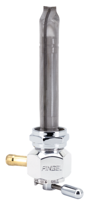 Grifo de gasolina Pingel Power-Flo de alto volumen con rosca de 22mm