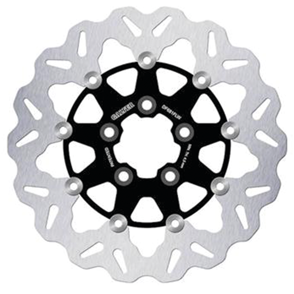 Rotor de freno de disco Galfer Wave acabado metálico