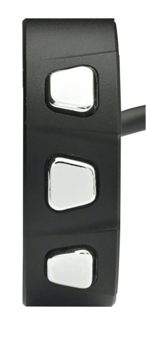 Interruptor de manillar universal de 3 botones para motocicletas
