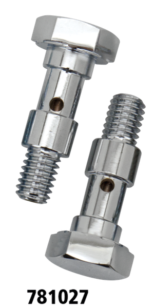 Conjunto de tornillos metálicos y manguitos de goma para respiraderos de depósito y cárter de motocicleta