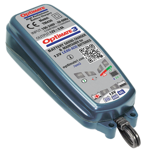 Cargador Optimate 3 para baterías de plomo-ácido de motocicleta
