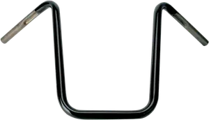 Manillar de motocicleta de 1 pulgada de diámetro, acabado negro mate