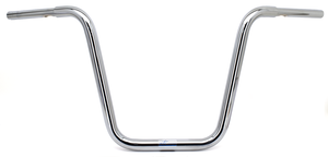 Manillar Fehling negro acabado Fat Ape Hanger de 1 1/4 pulgadas