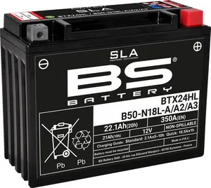 Batería SLA AGM negra sin mantenimiento activada lista para instalación