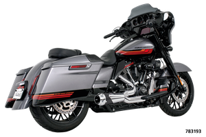 Escape Shorty 2-1 instalado en motocicleta Harley-Davidson