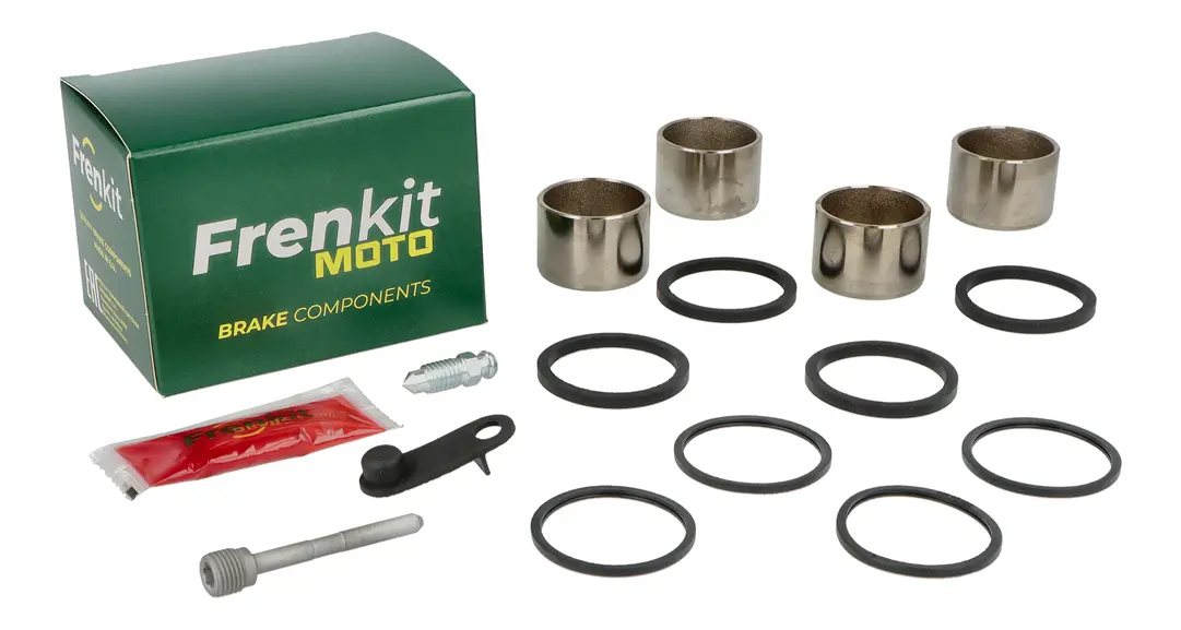 Superkit de reparación de pinza de freno modelo 60 con componentes internos visibles