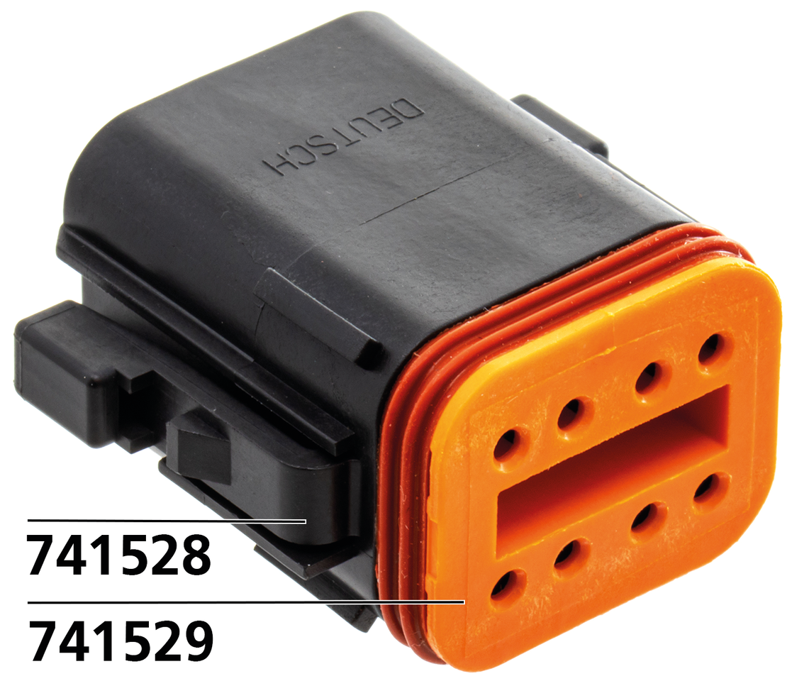 Sistema de conectores eléctricos Deutsch para cableado de moto