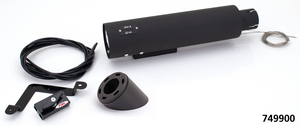 Tubos de escape ajustables MCJ instalados en Harley-Davidson Street 500 y 750
