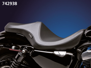 Asiento Le Pera Villain negro para Harley-Davidson Sportster