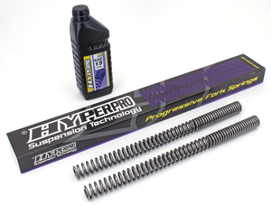 Muelles de suspensión delantera Link System Hyperpro para motocicleta