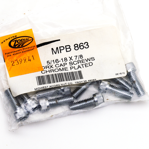 Surtido de tornillos con cabeza Torx de acabado cromado para recambio de motocicleta