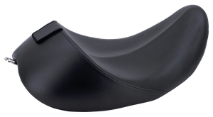 Asiento solo negro estilo Bobber Wyatt Gatling para Harley Touring