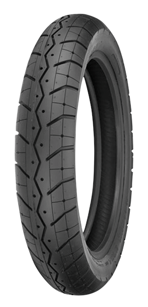 Neumático Shinko 230 Tour Master negro con dibujo de banda de rodadura para carretera