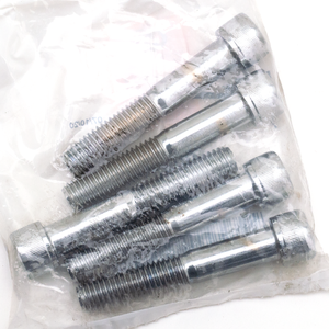 Surtido de tornillos Allen con rosca 1/2" UNC y acabado cromado brillante