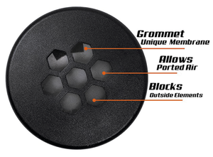 Par de subwoofers Precision Power Powered para montaje en alforjas de motocicleta