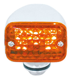 Piloto trasero LED mini circular negro para motocicleta Harley-Davidson