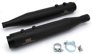 Silenciosos slip-on RedThunder instalados en motocicleta Harley-Davidson Touring