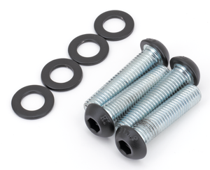 Kit de tornillos de amortiguador de acero inoxidable negro