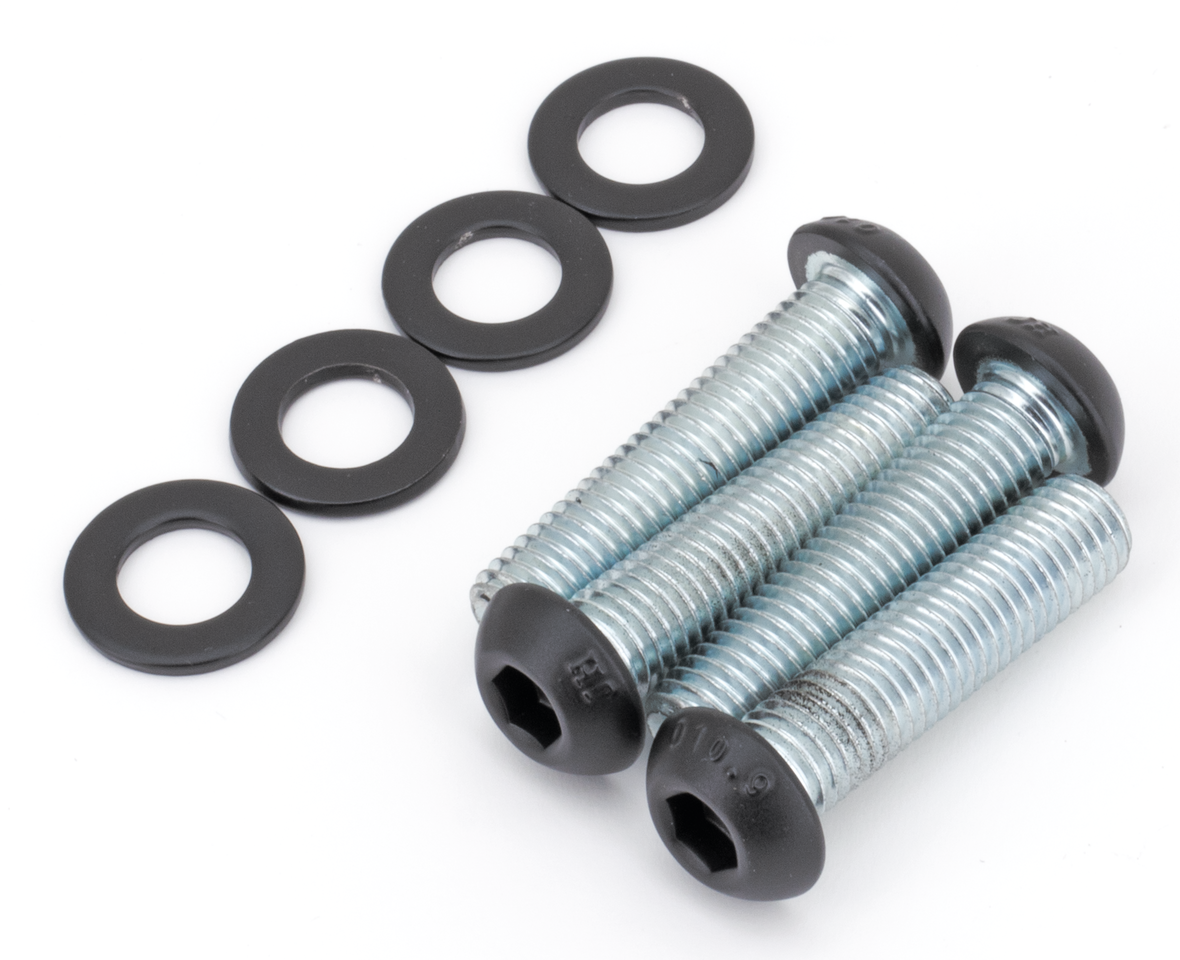 Kit de tornillos de amortiguador de acero inoxidable negro
