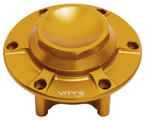 Tapón de gasolina estilo Decagon para depósito de moto Victory