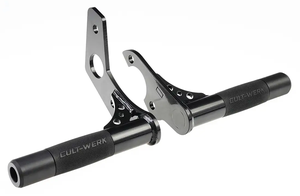 Barras protectoras negras Cult Werk instaladas en Harley-Davidson Softail Milwaukee Eight