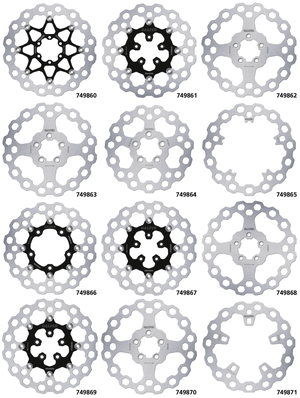 Rotores de freno de disco Galfer Cubiq para motocicleta