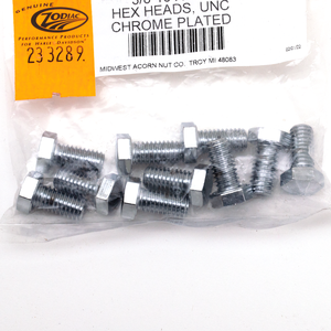 Surtido de tornillos Allen con acabado cromado para motocicletas