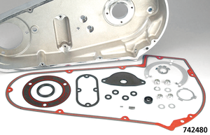 Kit de juntas o-rings y retenes de aceite para primaria de aluminio en motocicleta Big Twin
