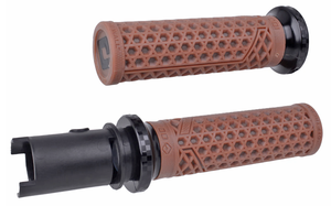 Par de puños Vans Cult Lock-On negros para manillar de moto