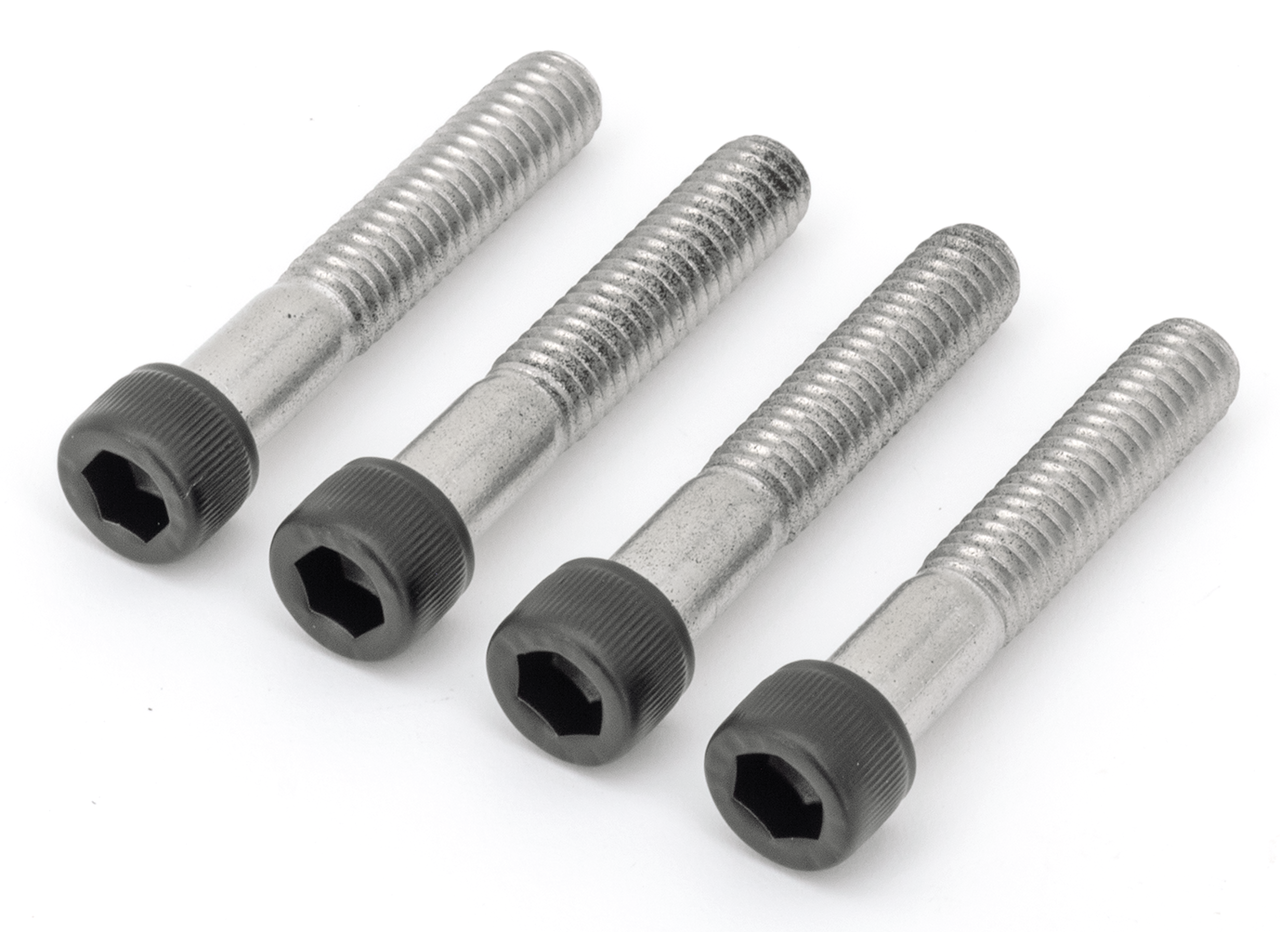 Kit de tornillos de acero inoxidable negro para guardabarros delantero de motocicleta