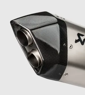 Tapa final de escape cromada para motocicleta Harley-Davidson