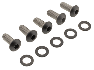 Tornillos de acero inoxidable negro para tapa derby de motocicleta