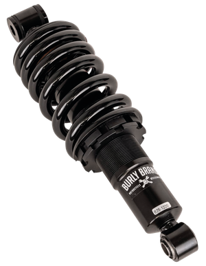 Amortiguador Burly Slammer instalado en motocicleta Harley-Davidson Softail