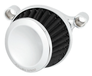 Filtro de aire Arlen Ness Mini 22mm negro con malla metálica