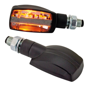 Par de intermitentes LED cuadrados para motocicleta Harley-Davidson
